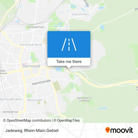 Карта Jadeweg