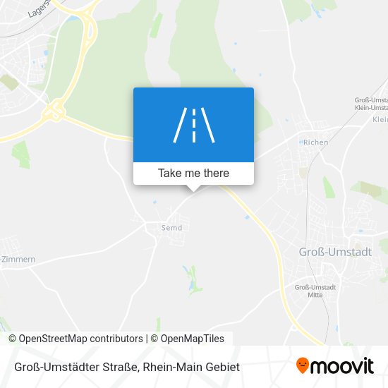 Карта Groß-Umstädter Straße