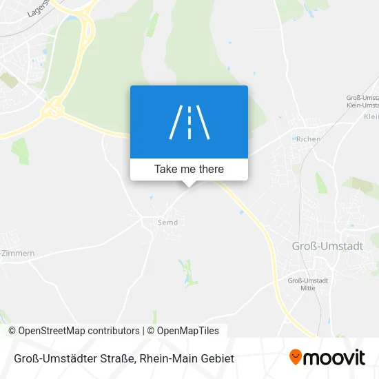 Карта Groß-Umstädter Straße