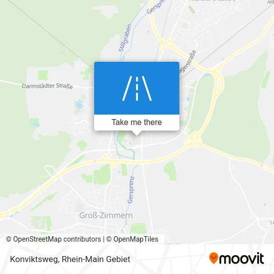 Карта Konviktsweg