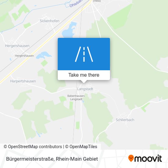 Bürgermeisterstraße map