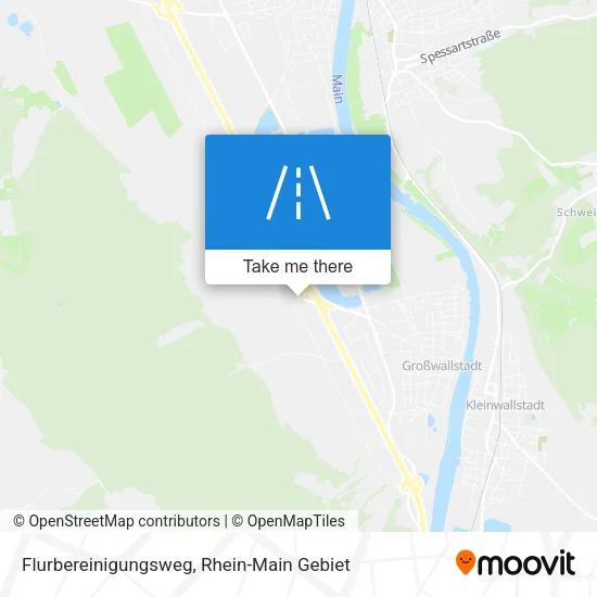 Карта Flurbereinigungsweg