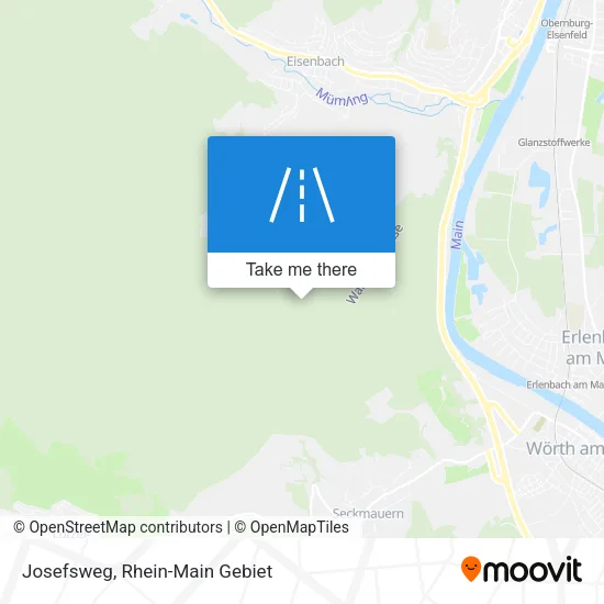 Карта Josefsweg