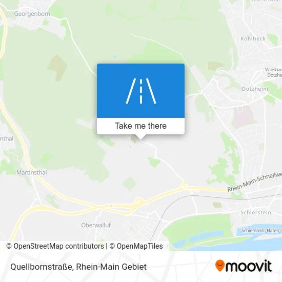 Карта Quellbornstraße