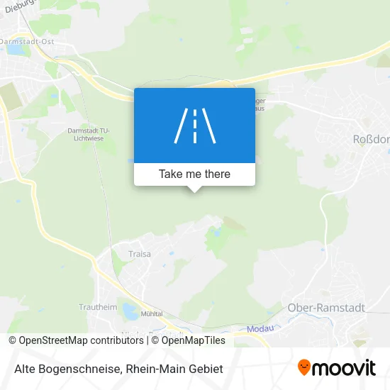 Карта Alte Bogenschneise