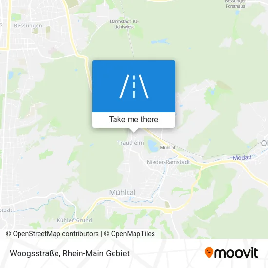 Карта Woogsstraße