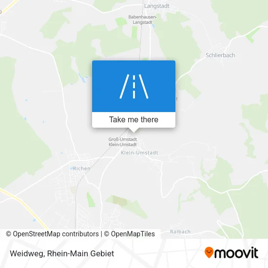 Карта Weidweg