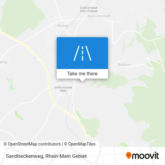 Карта Sandheckenweg