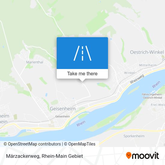 Карта Märzackerweg