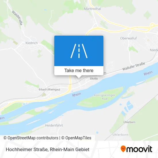 Карта Hochheimer Straße
