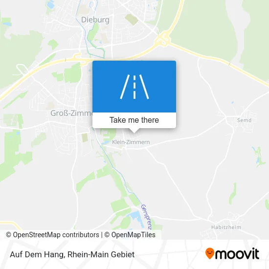 Карта Auf Dem Hang