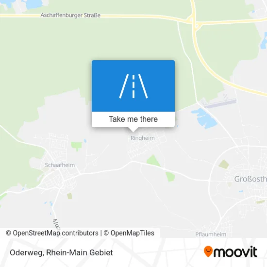 Карта Oderweg