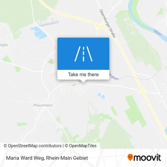 Карта Maria Ward Weg