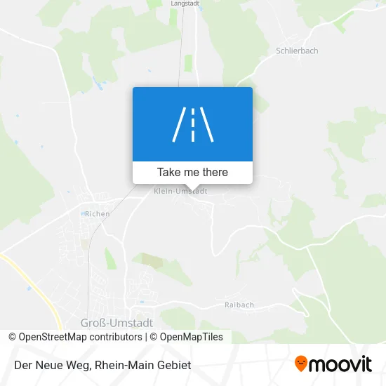 Карта Der Neue Weg