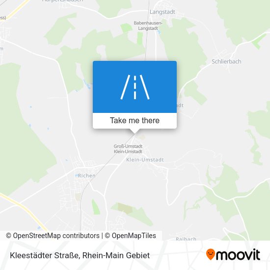 Kleestädter Straße map