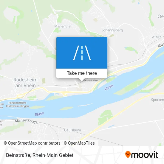 Карта Beinstraße