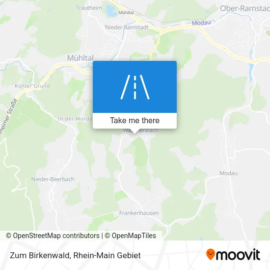 Карта Zum Birkenwald