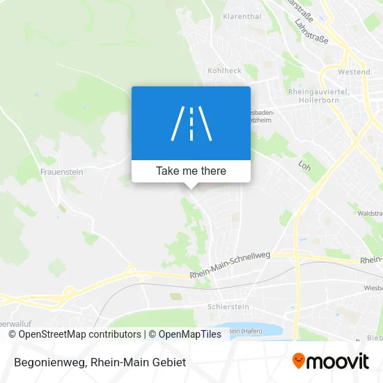 Карта Begonienweg