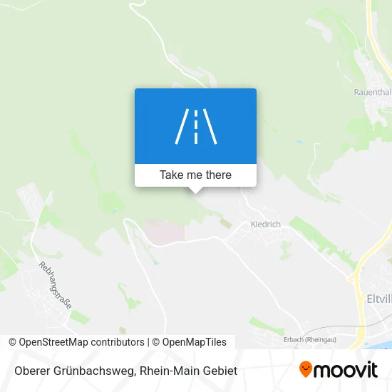Карта Oberer Grünbachsweg