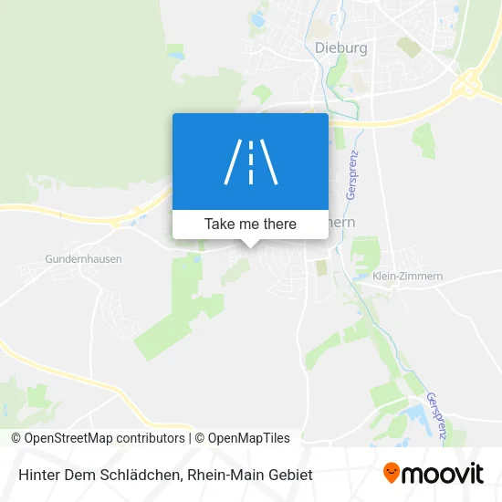 Карта Hinter Dem Schlädchen