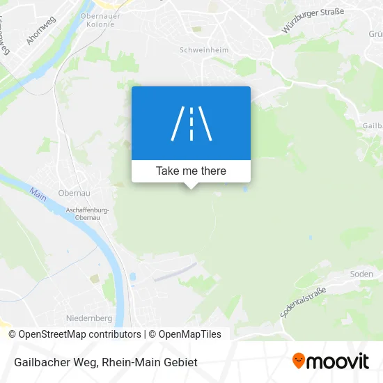 Карта Gailbacher Weg