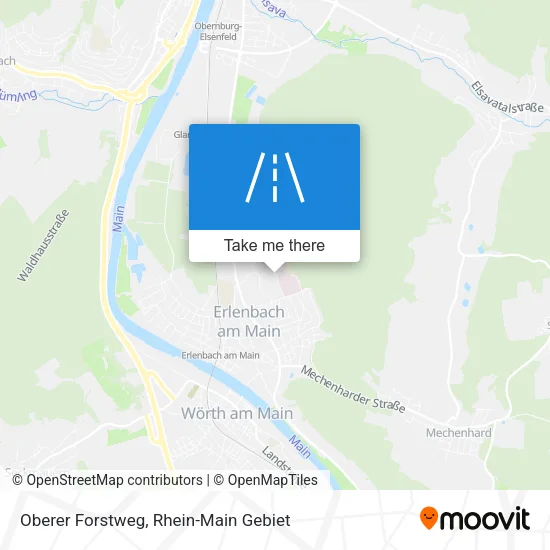 Карта Oberer Forstweg