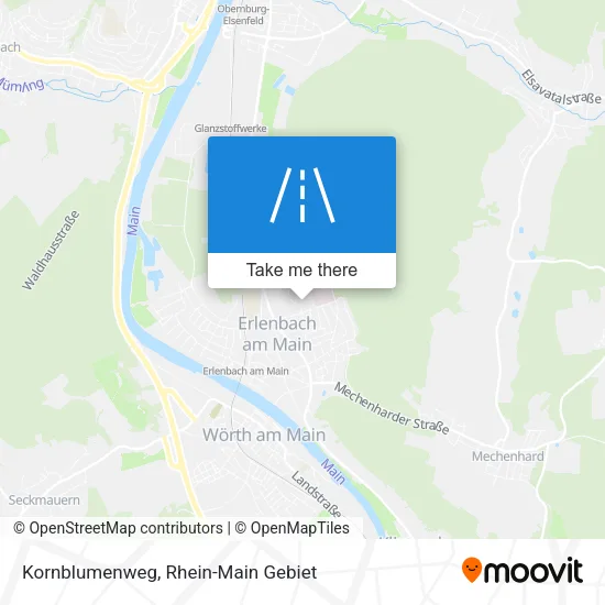 Карта Kornblumenweg