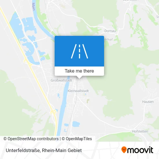 Карта Unterfeldstraße