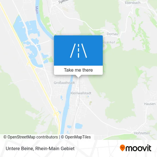 Карта Untere Beine