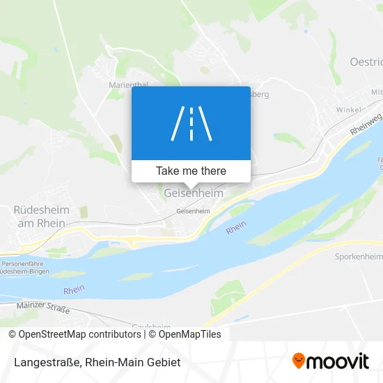 Карта Langestraße