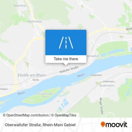 Карта Oberwallufer Straße