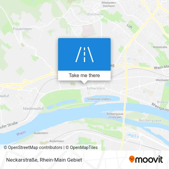 Карта Neckarstraße