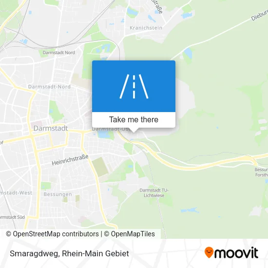Карта Smaragdweg