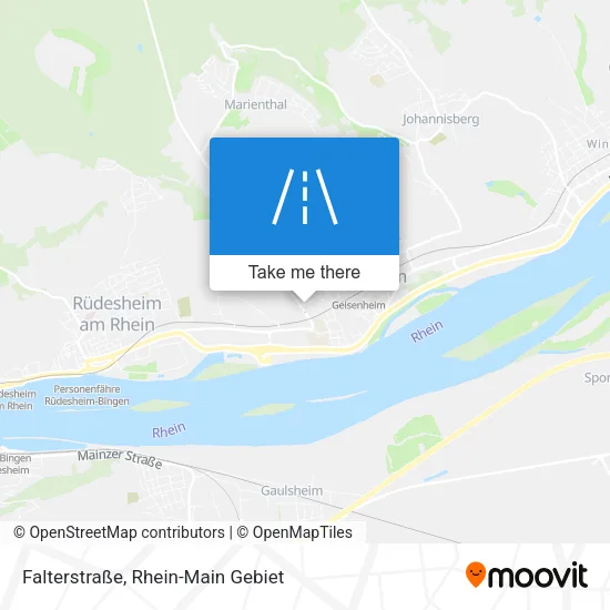 Карта Falterstraße