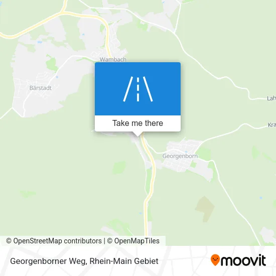 Карта Georgenborner Weg