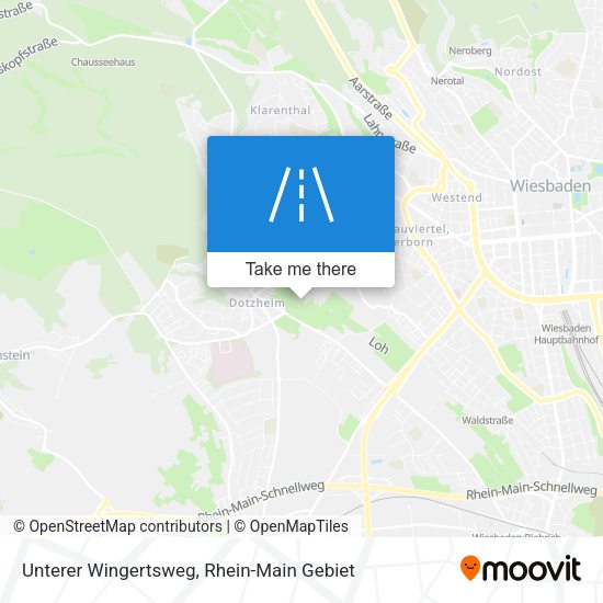 Карта Unterer Wingertsweg