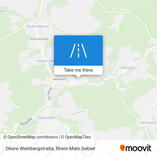 Obere Weinbergstraße map