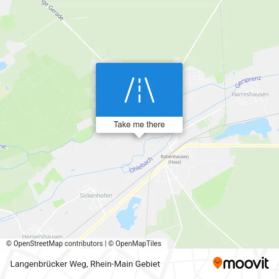 Карта Langenbrücker Weg