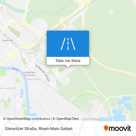 Карта Gleiwitzer Straße