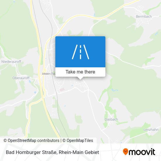 Карта Bad Homburger Straße