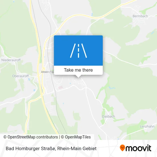 Карта Bad Homburger Straße