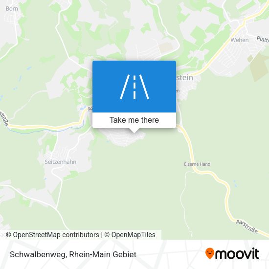 Schwalbenweg map