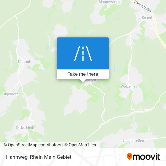 Карта Hahnweg