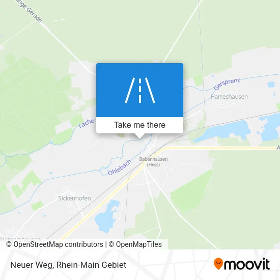 Карта Neuer Weg