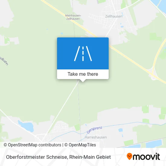 Карта Oberforstmeister Schneise
