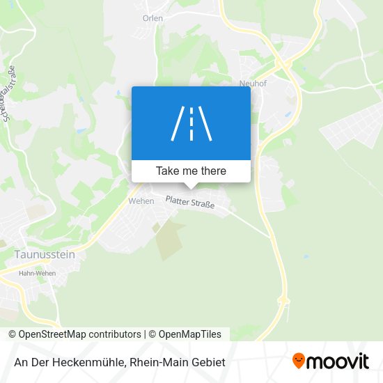 An Der Heckenmühle map