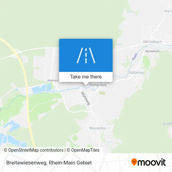 Карта Breitewiesenweg