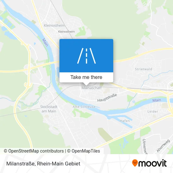 Карта Milanstraße