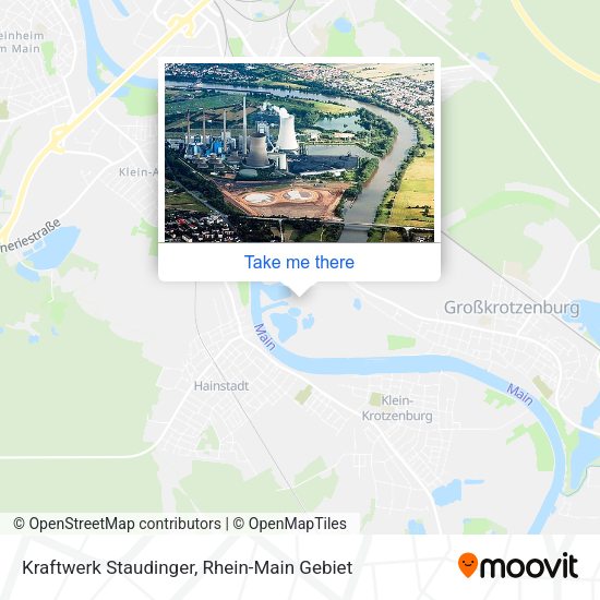 Kraftwerk Staudinger map