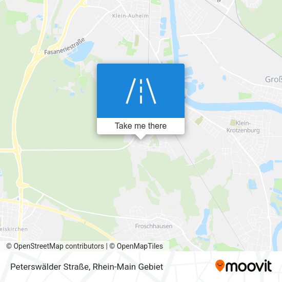 Peterswälder Straße map